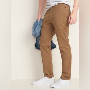 Old Navy Ultimate Tech Slim Built in flex Dark Khaki Pants